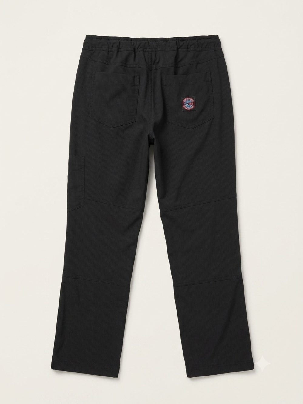 Black Cargo women’s scrub Koi lite with Pink Waistband Size Large - Picture 2 of 7